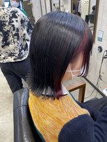 ヘアサロン ドットプラス 町田店(dot. plus) フェイスフレーミング×レッド