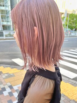 アコテアット ヘア(acote @) 【韓国／ヘルシースタイル】ピンクベージュ