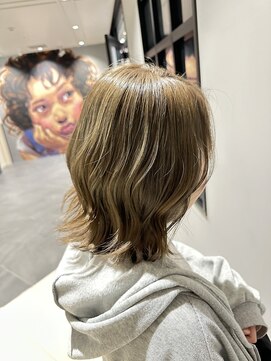 ロウ 町田(ROW) 大人かわいいエギョモリ ミルクティーブラウン ひし形シルエット