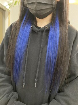 グランディールヘアデザイン(grandir hairdesign) ブルーインナーカラー！-Yurika-