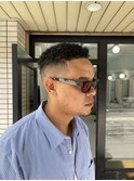 ショートアフロパーマ