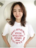 【haif】ラフなくびれミディ レイヤーカット