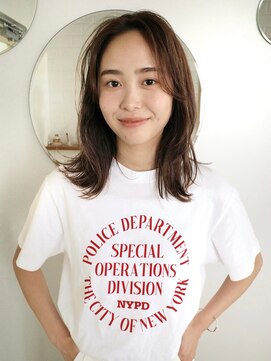 ハイフ(haif) 【haif】ラフなくびれミディ レイヤーカット