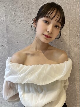 アース 三軒茶屋店(HAIR&MAKE EARTH) 三軒茶屋_レディース_ヘアアレンジ_ヘアセット_タイト_お団子_