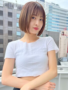 シー バイ ロンド 新宿(Sea by Lond) 黒髪×くらげヘアー[小顔/ココアベージュ/オリーブグレー]