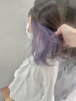 フェリア 渋谷(Feria)&nbsp;【Feria渋谷】ホワイトパープルインナーカラー”石田幸輔“