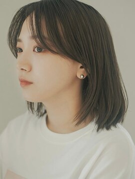 コア 銀座(COA) 黒髪/グレーベージュ/レイヤーロング/前髪パーマ/お洒落のプロ