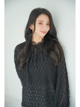 リトル 下長(little) 韓国風黒髪ゆるウェーブ