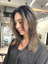 ソルトウォーター(SALT WATER) ベージュ グラデーションカラー