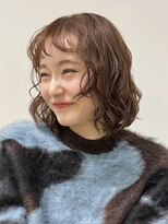 ノイ(noi) 顔周りレイヤーカットグレージュカラーくびれボブショートカット