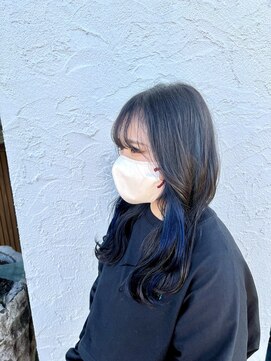 ラヴァダブ(RUB A DUB) ネイビーインナーカラー