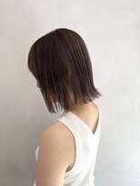 小森谷,切りっぱなしボブ,美髪,ピンクブラウングレージュg84