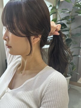 ロンドネートゥル 新潟(Lond naitre) 新潟／万代　　こなれ顔まわりヘアー