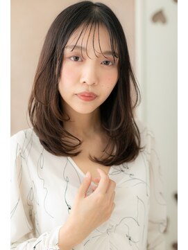 カバーヘア ブリス 大宮西口(COVER HAIR bliss) ウェットヘア顔周りレイヤーゆるふわカールエアリーミディX大宮!