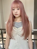 ウェイビーズ(WAVY'S)&nbsp;ピンクベージュ/レイヤーカット／ハイトーン