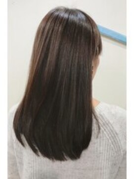 アース 上本町店(HAIR&MAKE EARTH) グレーベージュカラーダークアッシュベージュくすみカラー黒髪