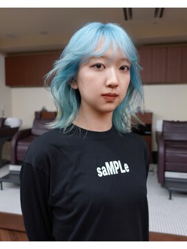 スタニング 渋谷(STUNNING.) レイヤー/ボブ/ケアブリーチ/ダブルカラー/ハイトーン【修】