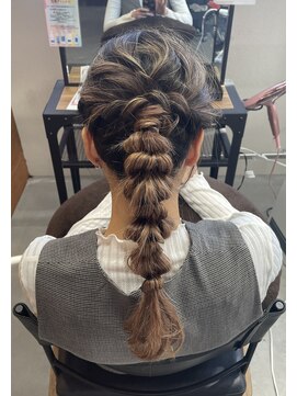 デイバイヘアーポケット(Day.by hair pocket) お呼ばれあみおろしアレンジ