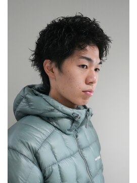 カーウォッシュバーバー(CARWASH BARBER) メンズカットアップバングビジカジニュアンスパーマ0106