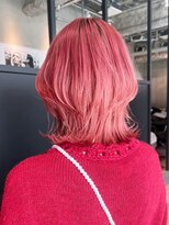 アルバム 銀座(ALBUM GINZA)&nbsp;メルティカラーアプリコットオレンジ似合わせカット_ba499301