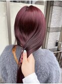 【minim×miku】ブリーチなしチェリーレッド
