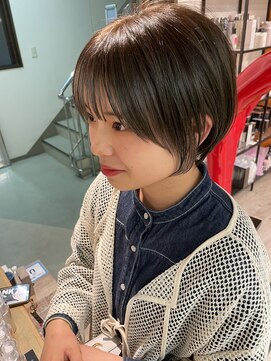 シャンプーボーイアネックス(SHAMPOO BOY Annex) 大人可愛いショート 20代30代40代丸みショートボブ◎長崎/佐世保