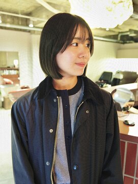 トッド(tod) オリーブベージュ/ブリーチなし/ボブ/20代30代/大人ボブ/前髪有