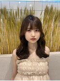 レイヤー／ボブルフ／ネビージュ/小顔/ワンレン/なれミディ