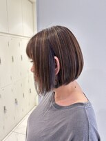 アッシュ 武蔵境店(Ash)&nbsp;インナーカラーと白髪ぼかしハイライト