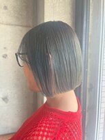 ヘアーアンドメイク ファット(Hair&Make PHAT)&nbsp;20代30代40代大人の艶ボブ/透明感カラー切りっぱなしミニボブ