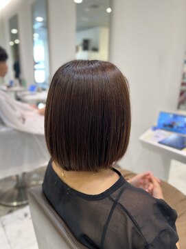 レアリバイケンジ(leali by KENJE) 髪質改善後 1ヶ月カラー