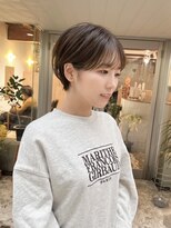 ティーヘア トナリ(t.hair tonari)&nbsp;20代小顔マッシュショート/シースルーバング/透明感ヘアカラー