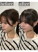 《顔まわり》小顔見えNo.1！垢抜ける顔まわりレイヤーカット