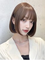 レア 渋谷(Le'a) 【Le’a】レイヤーカット グレージュカラー