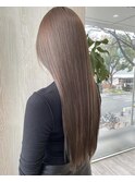 髪質改善カラー/ロングスタイル/髪質改善トリートメント