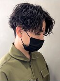 波巻きツイスパ/サーフカール/メンズ/men's/メンズサロン/眉毛