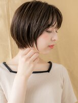 カバーヘア ブリス 川口(COVER HAIR bliss)&nbsp;黒髪小顔似合わせカットクールショートマッシュX川口30代40代