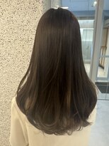 スリー ナカノシマ(three. Nakanoshima)&nbsp;【白髪ぼかし☆時短まとまり】ワンカールで決まる丸みロングヘア