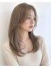 【透明感ハイトーン】カット+ケアブリーチ+カラー+3STEP髪質再生TR