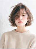 透明感♪ふんわりニュアンスボブ