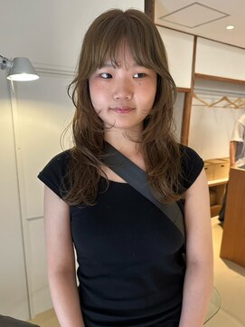 パーク(PARK) ブリーチなしダブルカラー ロングレイヤー ハッシュカット