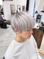 エニーハウ 川口駅東口(Hair & Make anyhow) ホワイトシルバー×マッシュ】