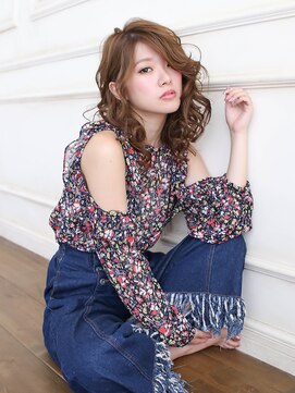 ラックスビー オオサカ  梅田茶屋町店(LUXBE OSAKA) ゆるふわ愛されミディ【LUXBE 大阪梅田茶屋町店】