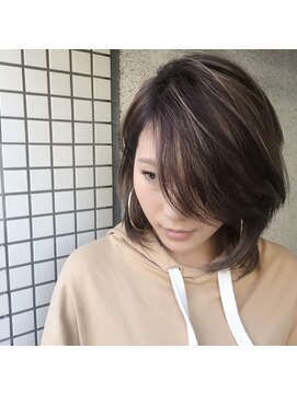 ルーツアイリー 心斎橋(ROOTS IRIE) 10代20代30代40代◎外国人風ハイライト×ラベンダーアッシュ