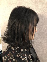 ロンドアベニール 北千住(Lond avenir)&nbsp;namie  ダークアッシュ切りっぱなしボブ