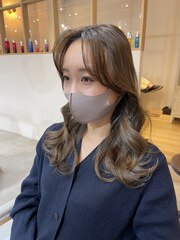 ヨシンモリ【ピンクベージュ、モテ髪、ボブルフ恵比寿渋谷】