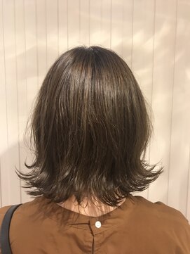 ルクール 大宮店(Lecoeur) 外国人風カーキアッシュ外ハネボブ