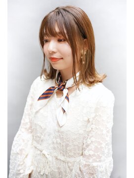 レスピア 銀座(Respia) シースルーバンクの外ハネボブ【銀座/有楽町】30代40代50代