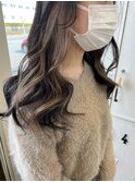 ホワイトベージュ インナーカラー