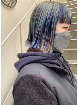 バローチェ(Barouche) 【Barouche/中島綾子】　インナーカラー　切りっぱなし　堀江